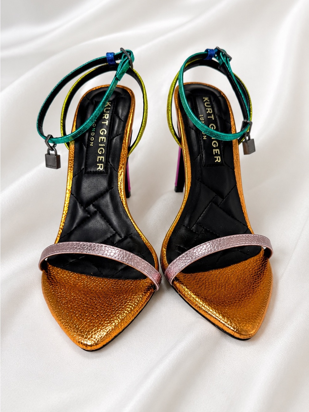 Kurt Geiger Brixton Stiletto Sandals shoes. Size 8